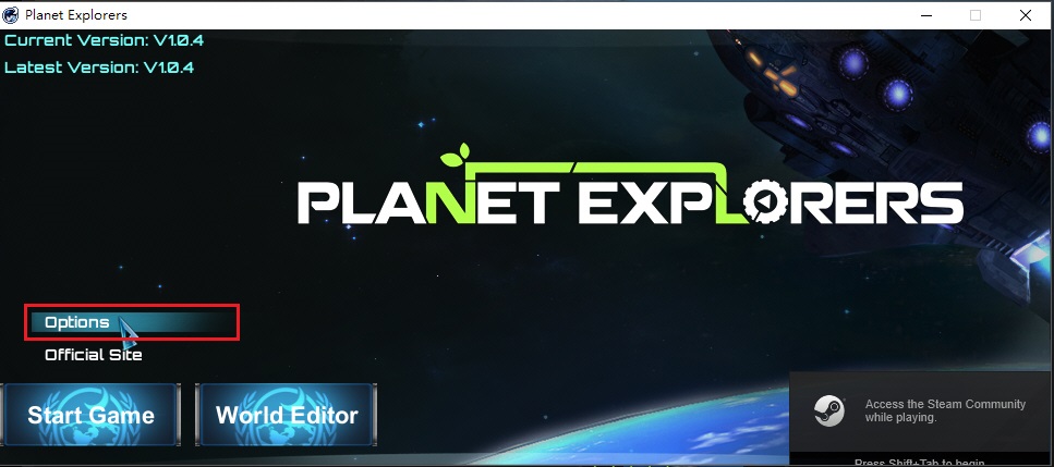 Planet Explorers launcher